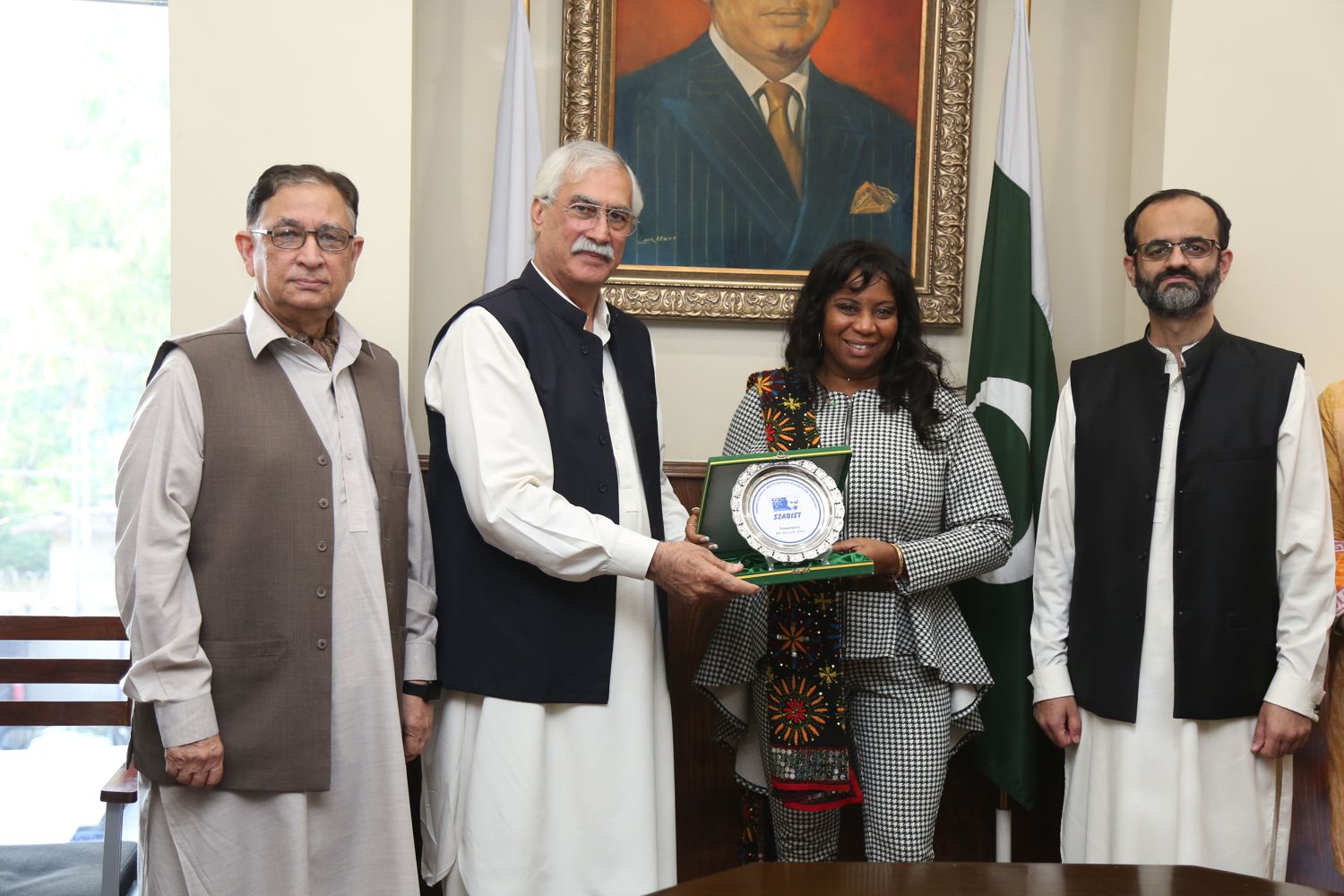 Ms. Alicia visited SZABIST Islamabad