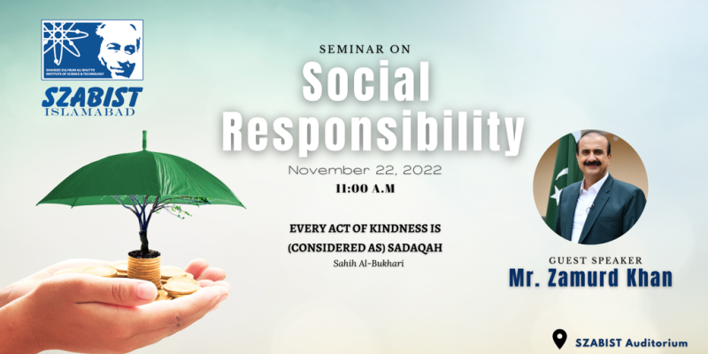 Seminar on "Social Responsibility"